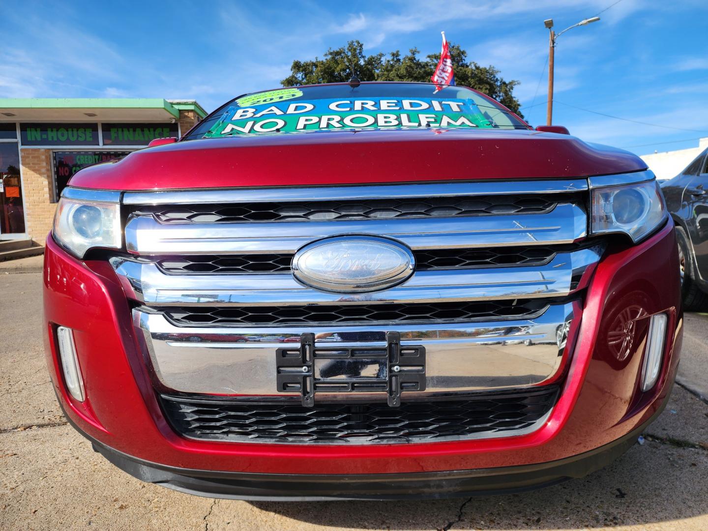 2013 RED Ford Edge Limited (2FMDK3K90DB) with an 2.0L L4 DOHC 16V engine, 6-Speed Automatic transmission, located at 2660 S.Garland Avenue, Garland, TX, 75041, (469) 298-3118, 32.885551, -96.655602 - Photo#9